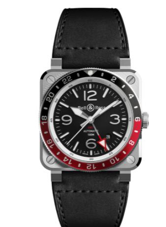 Bell and Ross BR 03 Replica Watch BR 03-93 GMT BR0393-BL-ST/SCA